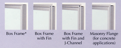 replacement windows - frame options